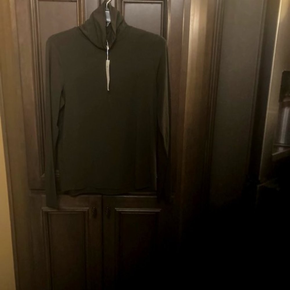 Eileen Fisher SCRUNCH NK Turtleneck Long Sleeve Top